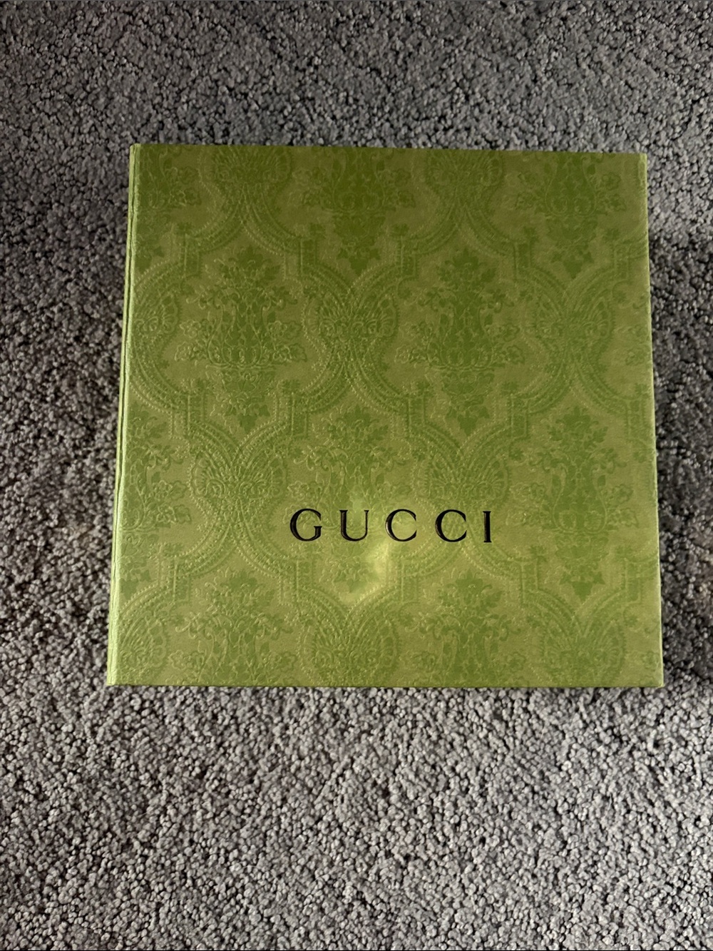 Gucci Olive Green Decorative Logo Box